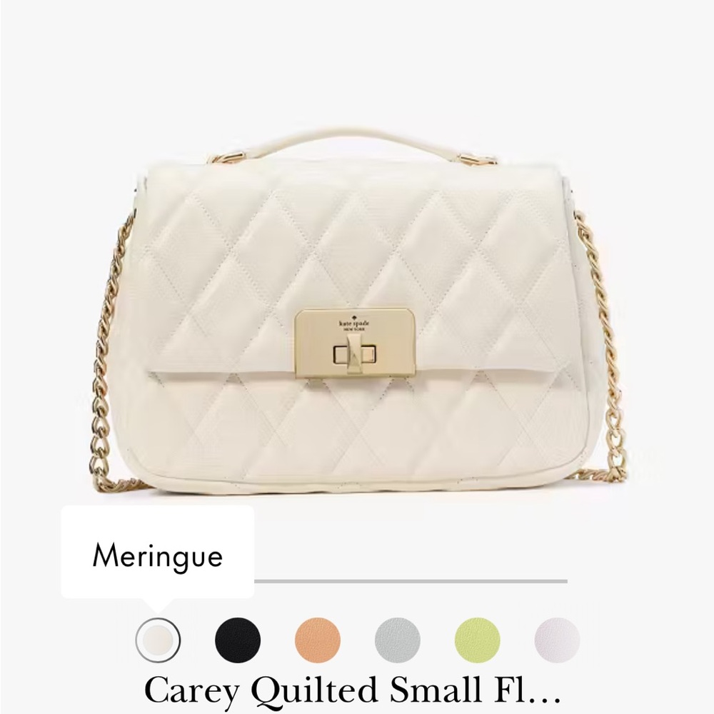 Kate Spade Carey Quilted Small Flap convertible crossbody or shoulder bag